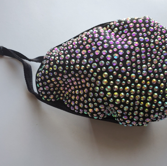 Luxury Black Licorice Bling Face Mask Bundle - Picture 2 of 2